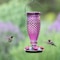 Perky-Pet Perky-Pet Hummingbird 24 oz Glass/Plastic Diamond Wine Nectar Feeder 5 ports 9102-2 - alternate 2